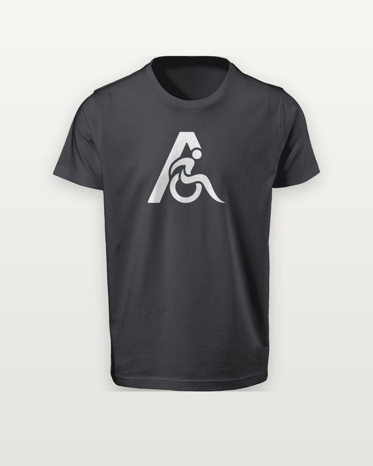 Charcoal Adapt To Life tee with the 2026 A-mark