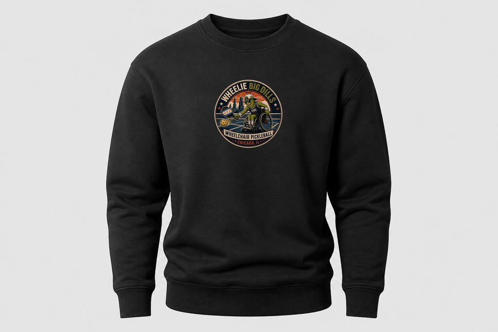 Black Wheelie Big Dills sweatshirt