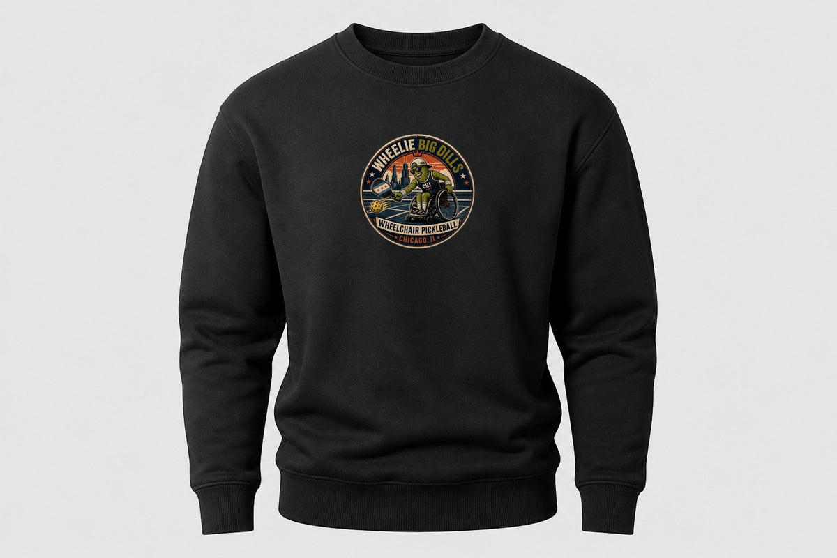 Black Wheelie Big Dills sweatshirt